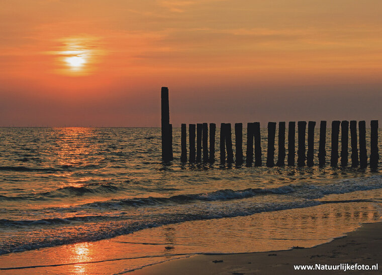 Postkarte Sonnenuntergang Nordsee (0864)