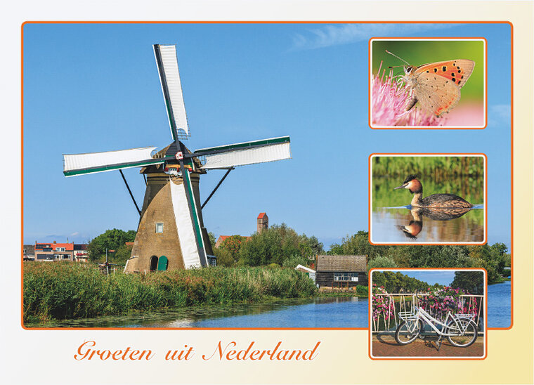 Postkarte groeten uit Nederland (AH0034)