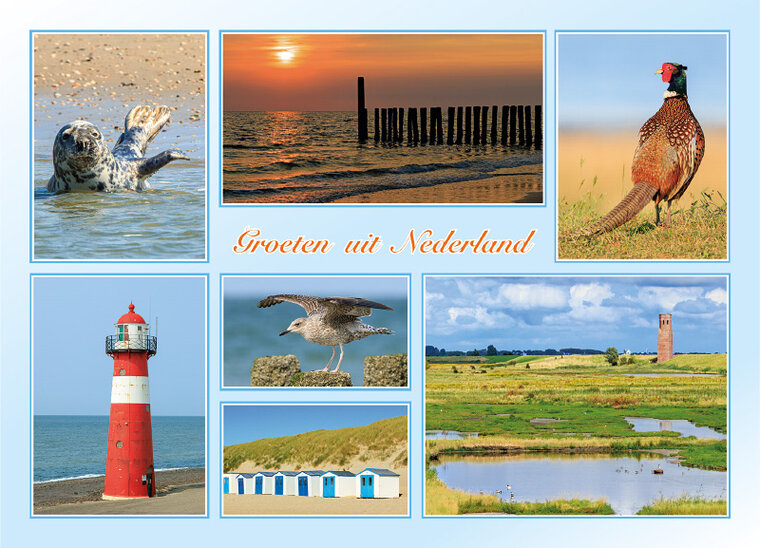 Postkarte groeten uit Nederland (AH0037)