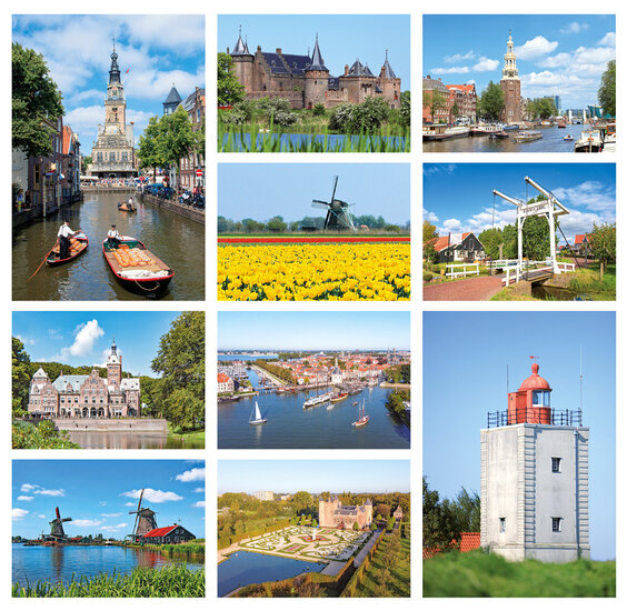Postkarten Nord-Holland - 10 Postkarten mit Nord-Holland Motive (nr. 14)
