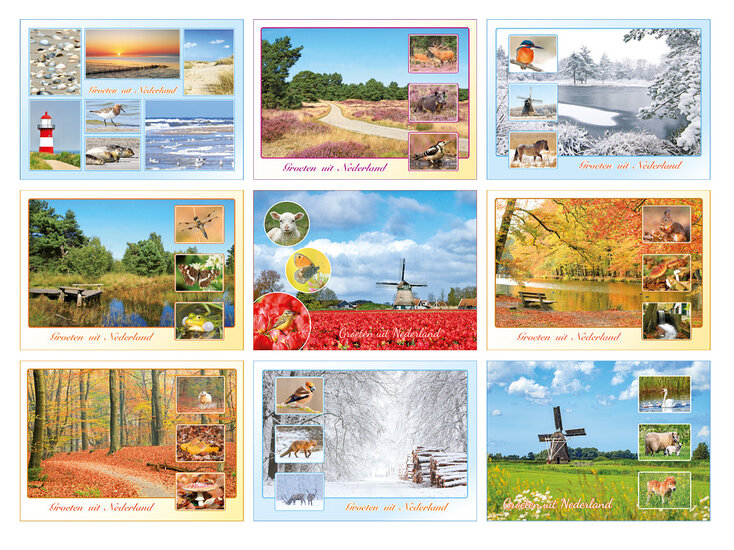 Postkarten Set Groeten uit Nederland (nr. 109)
