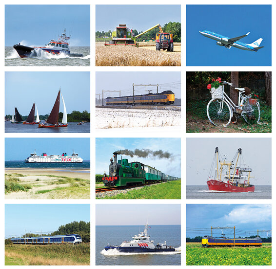 Postkarten Set Transmittel - 12 Postkarten mit Transmittel Motive (nr. 50)