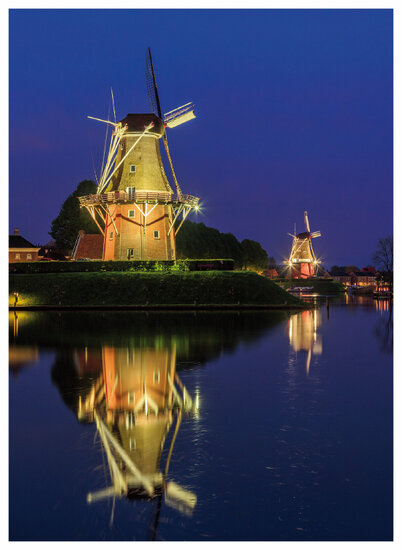 MĂĽhlen in Dokkum Postkarte (C078)
