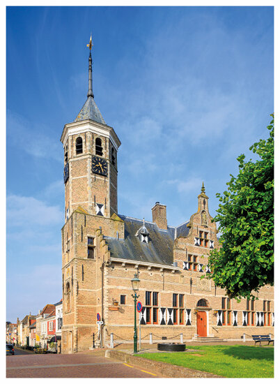 Willemstad Postkarte - altes Rathaus (C088)