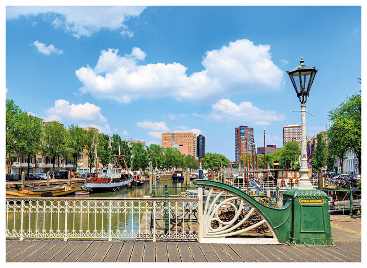 Rotterdam Postkarte - SpanjaardsbrĂĽcke (C095)