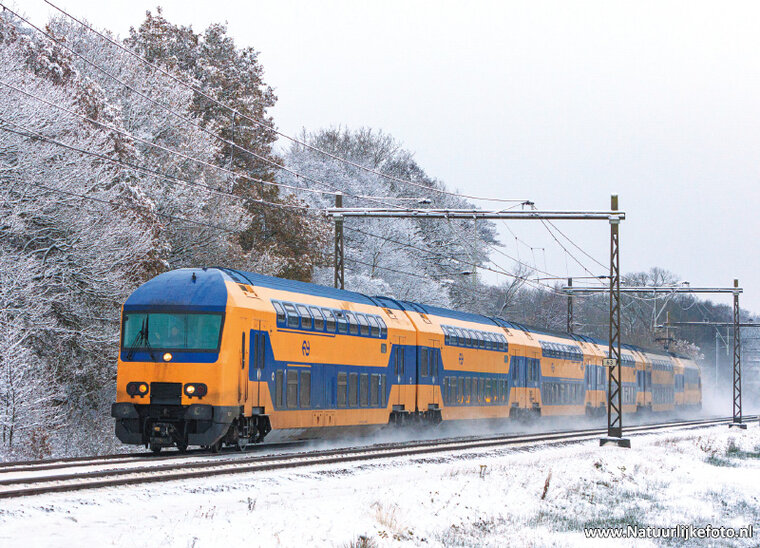 Postkarte NS-Doppelstockzug (0813)