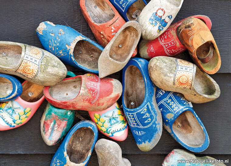 Holländisch Holzschuhe Postkarte (0628)
