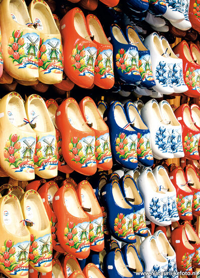 Holländische Holzschuhe Postkarte (0486)