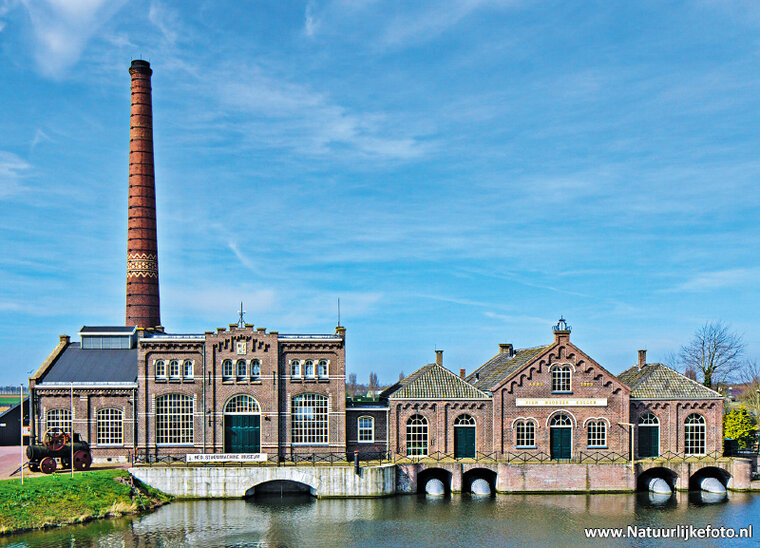 Niederländische Dampfmaschinen museum Postkarte (0239)
