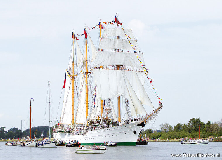 Postkarte Segelschiff - Sail Amsterdam - Esmeralda (0278)