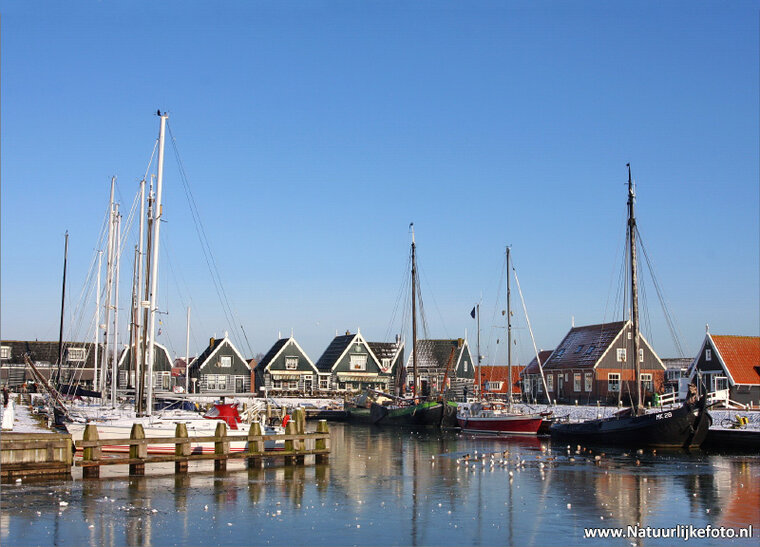 Hafen von Marken Postkarte (0088)