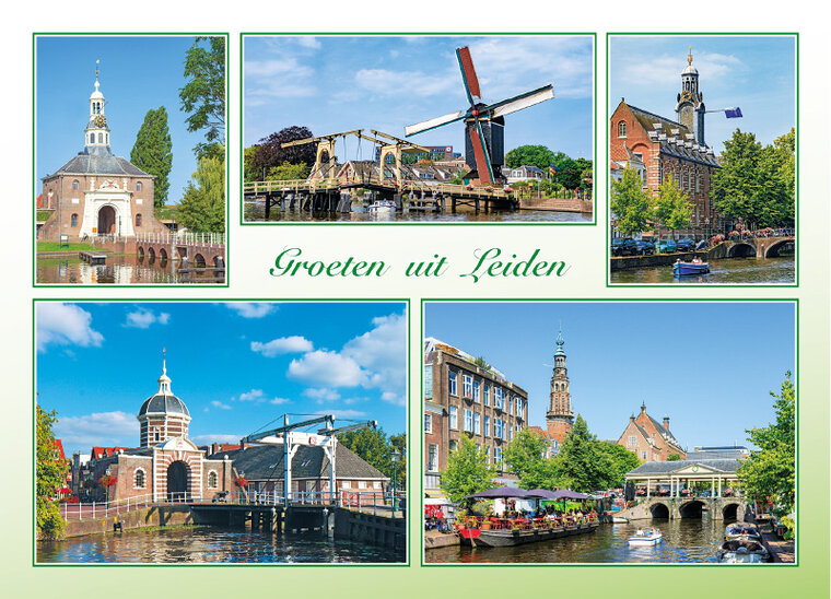 Postkarte grüße aus Leiden (AL001)