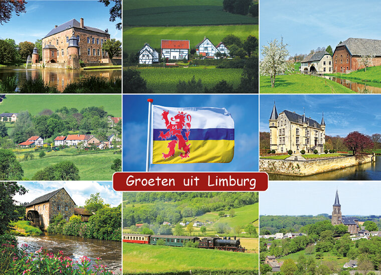 Postkarte groeten uit Limburg (LG001)