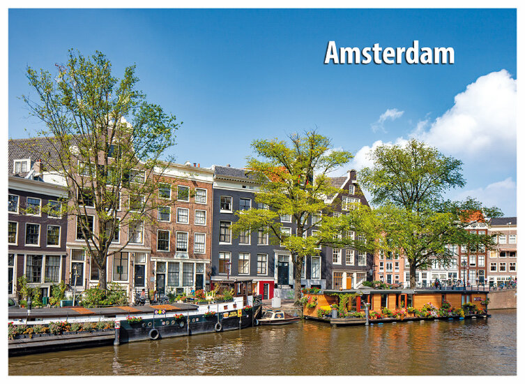 Amsterdam Postkarten Set - 15 Postkarten mit Amsterdammotive (nr. 068)