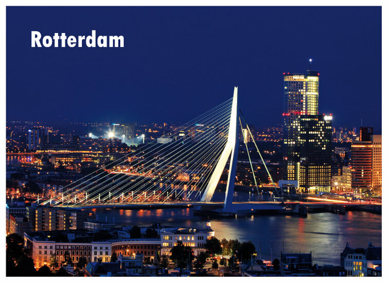 Postkarten Set Rotterdam - 9 Postkarten mit Rotterdammotive (nr. 069)