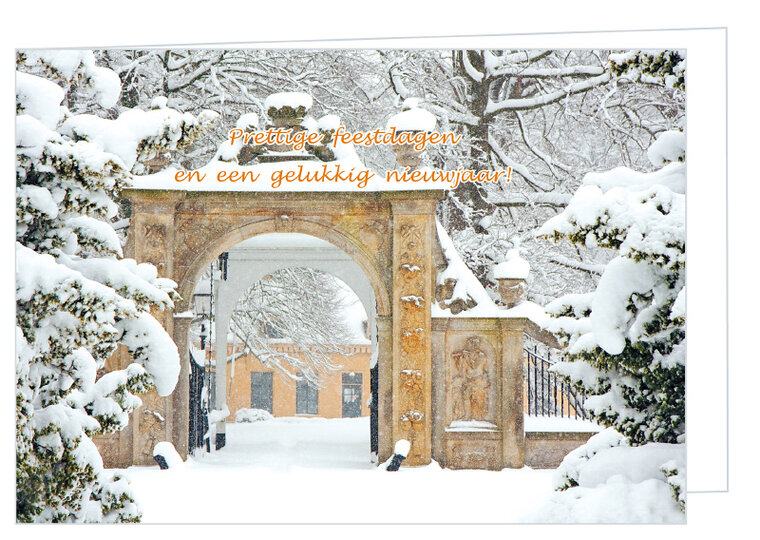 Luxus Weihnachtskarten Querformat - Klappkarten mit Umschlag (set nr. 110)