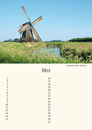 Geburtstagskalender Mühle