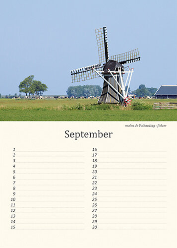 Geburtstagskalender Mühle