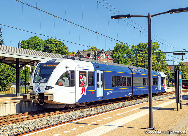 Postkarte Arriva Zug in Limburg