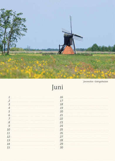 Geburtstagskalender Mühle