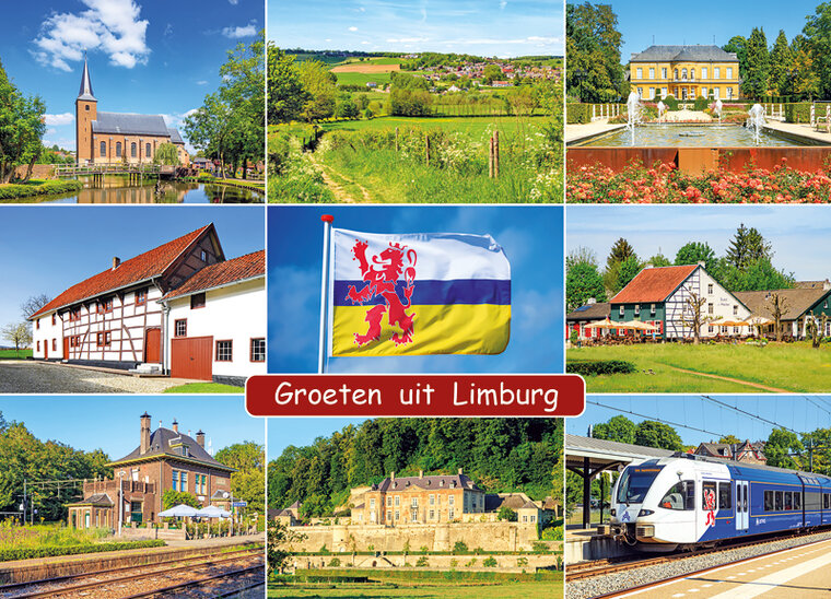 Postkarte groeten uit Limburg