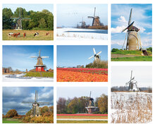 Postkarten Set Mühle - 8 Postkarten mit Mühle Motive (nr. 126)