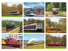 Eisenbahn Postkarten Set - 9 Postkarten mit Eisenbahnmotive (nr. 118)