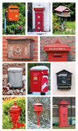 Postkarten Set Briefkasten - 11 Postkarten mit Briefkasten Motive (nr. 067)