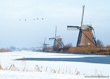 Postkarten Set Kinderdijk - 11 Postkarten mit Kinderdijk Motive (nr. 076)