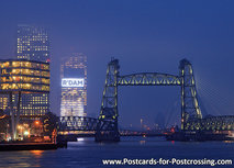 Rotterdam Postkarten | Koningshaven Brücke de Hef Postkarte Rotterdam Postkarten | Koningshaven Brücke de Hef Postkarte