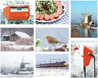 Postkarten Set Winter - 8 Postkarten mit Wintermotive Postkarten Set Winter - 8 Postkarten mit Wintermotive