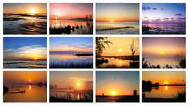 Postkarten Set Sonnenuntergang - 12 Postkarten mit Sonnenuntergang Motive Postkarten Set Sonnenuntergang - 12 Postkarten mit Sonnenuntergang Motive