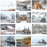 Postkarten Set Winter - 12 Postkarten mit Wintermotive Postkarten Set Winter - 12 Postkarten mit Wintermotive