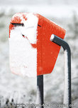 Postkarte Niederländische Briefkasten im Schnee (0223) Postkarte Niederländische Briefkasten im Schnee (0223)