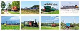 Postkarten Set ZĂĽge - 8 Postkarten mit zugmotive Postkarten Set ZĂĽge - 8 Postkarten mit zugmotive