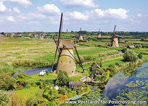 Mühlen von Kinderdijk Postkarte - UNESCO WHS (0308) Mühlen von Kinderdijk Postkarte - UNESCO WHS (0308)