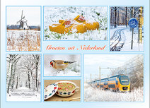 Postkarte groeten uit Nederland winter (AH0015) Postkarte groeten uit Nederland winter (AH0015)