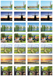 Belohnungsaufkleber Welterbe - 28 Sticker auf einem Bogen (SV019) Belohnungsaufkleber Welterbe - 28 Sticker auf einem Bogen (SV019)