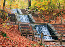 Loenense Wasserfall im Herbst Postkarte Loenense Wasserfall im Herbst Postkarte