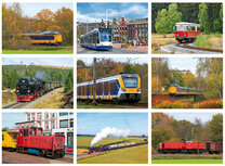 Postkarten Set ZĂĽge - 9 Postkarten mit Eisenbahnmotive Postkarten Set ZĂĽge - 9 Postkarten mit Eisenbahnmotive