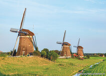 Mühle Postkarten | Mühle drei Korridor Stompwijk Postkarte