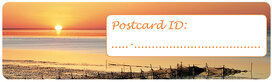 Postcrossing ID stickers | 6x Wattenmeer Postcrossing ID stickers | 6x Wattenmeer