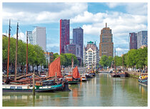 Skyline Rotterdam Postkarte