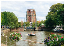 Postkarten Städte | Oldehove toren Leeuwarden Postkarte