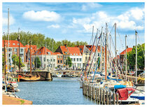 Middelburg Postkarten | Rouaansekaai Postkarte Middelburg Postkarten | Rouaansekaai Postkarte