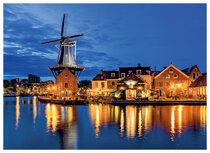 Haarlem Postkarten | Mühle die Adriaan Postkarte