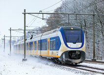 Eisenbahn Postkarten | Sprinter Zug im winter Postkarte Eisenbahn Postkarten | Sprinter Zug im winter Postkarte