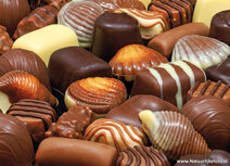 Essen Postkarten | Schokoladenbonbons Postkarte Essen Postkarten | Schokoladenbonbons Postkarte