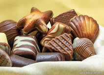 Essen und Trinken Karten | Schokoladenbonbons Postkarte Essen und Trinken Karten | Schokoladenbonbons Postkarte