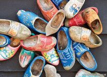Holländisch Holzschuhe Postkarte Holländisch Holzschuhe Postkarte